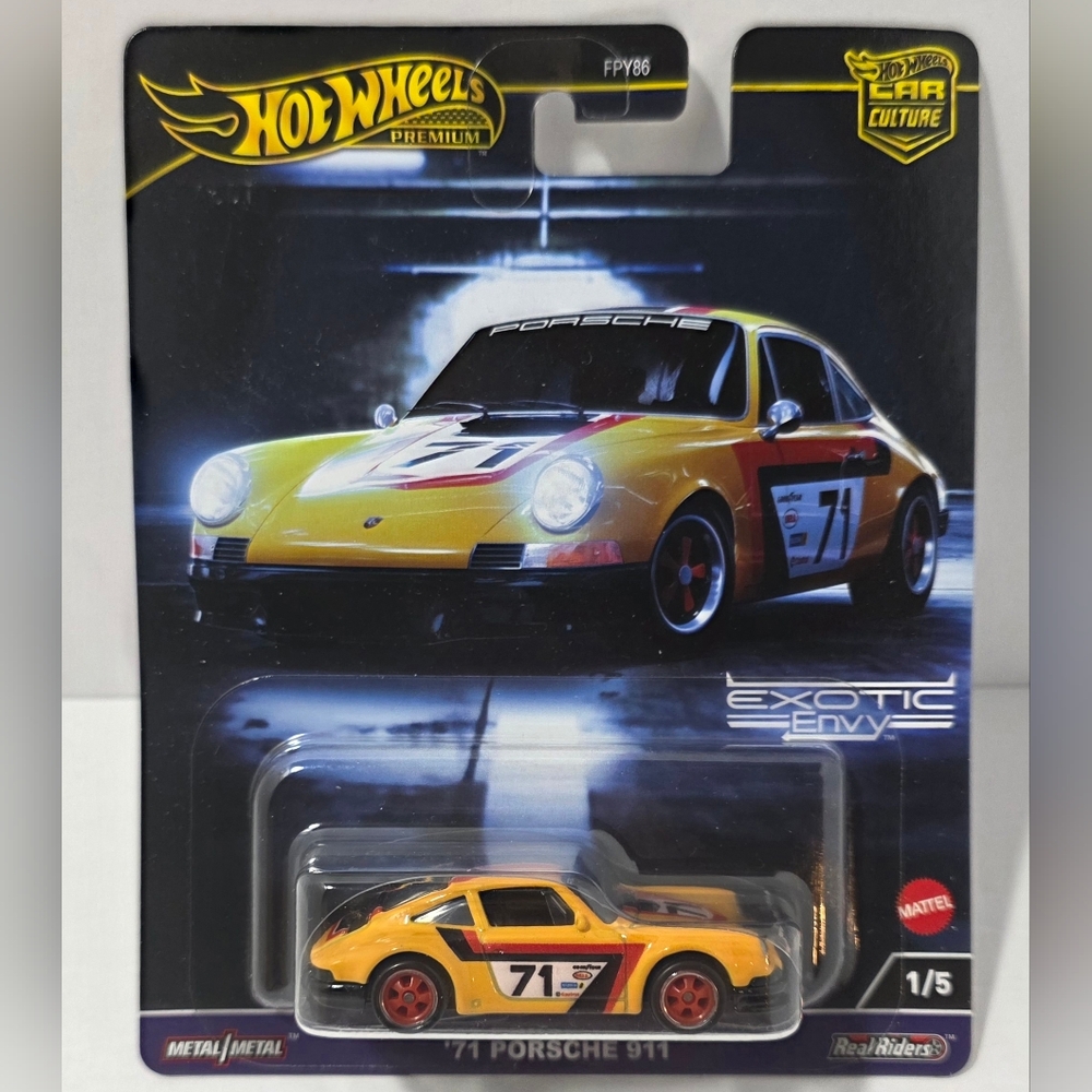 Hot Wheels Premium Exotic Envy 71' Porsche 911